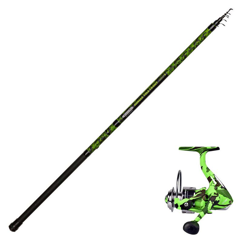 Ensemble Garbolino Canne jungle Tele 3m + Moulinet Jungle 101FD - Canne + moulinet | Pacific P&ecirc;che