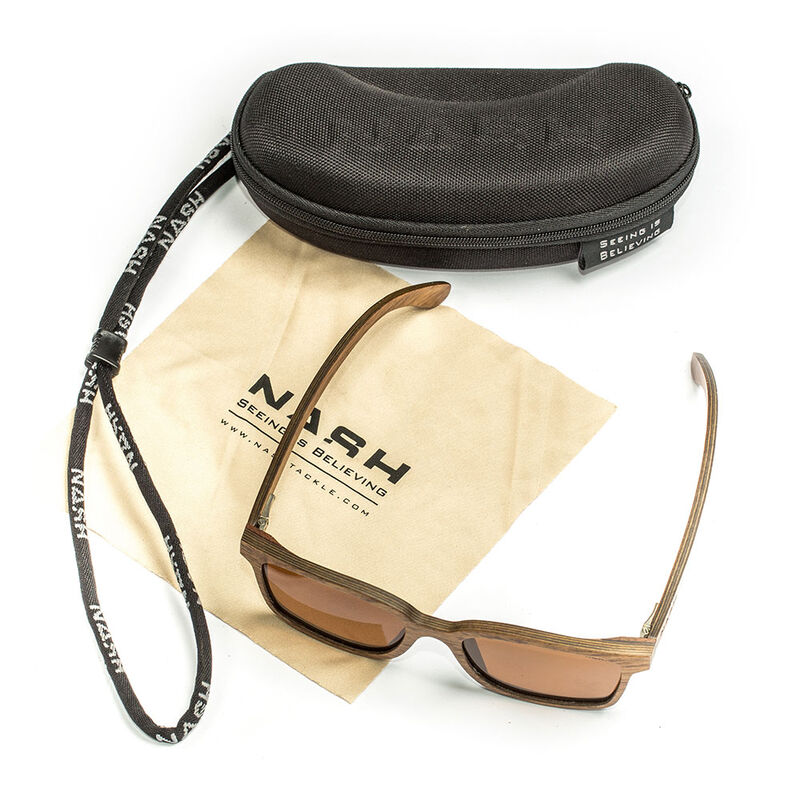 Lunettes polarisantes nash timber sunglasses (ambre) - Lunettes | Pacific P&ecirc;che