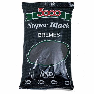 Amorce Sensas 3000 Super BLACK Bremes 1KG - Amorces | Pacific Pêche