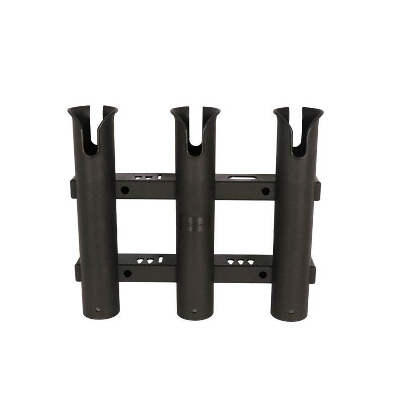 Porte Canne Seanox 3 Cannes Fixe PVC Noir - Am&eacute;nagement Barque | Pacific P&ecirc;che