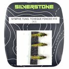 Nymphe tungstene silverstone tcheque foncée (x3) h10 - Nymphes | Pacific Pêche