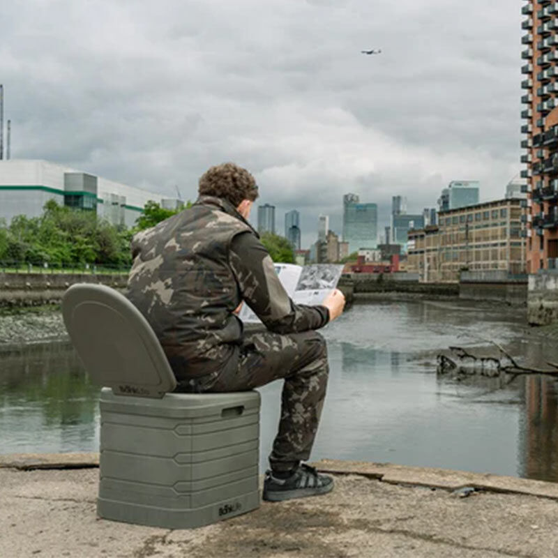 Toilettes portables Nash Bank Life Toilet - Bivouac/Confort | Pacific P&ecirc;che
