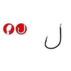 Hameçon simple carnassier gamakatsu 2030s truite bleu (x25) - Hameçons | Pacific Pêche