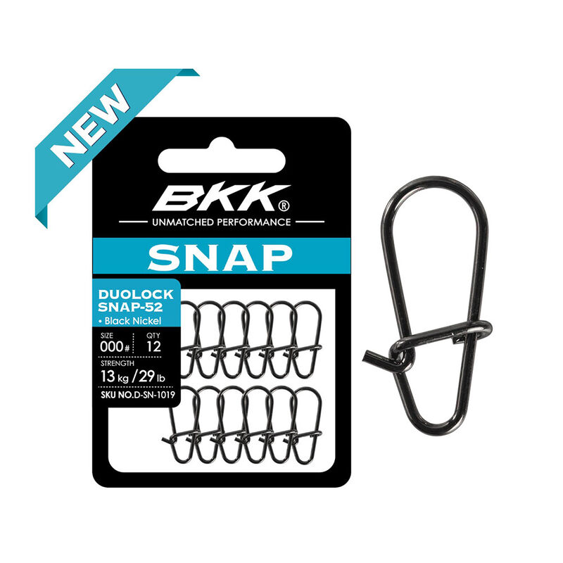 Agrafe BKK Duolock Snap-52 - Emerillons et Agrafes | Pacific P&ecirc;che