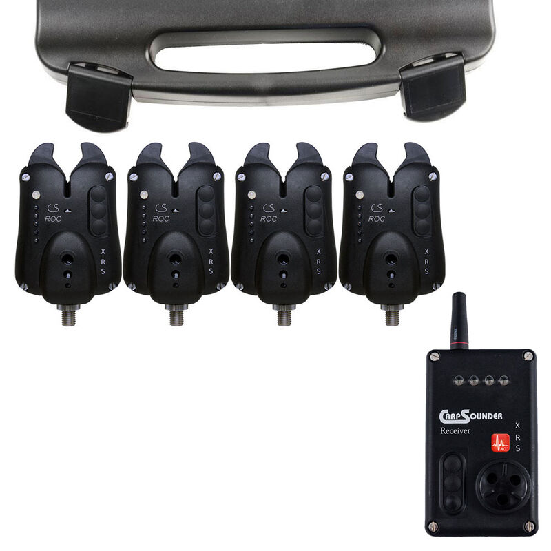 Coffret détecteurs carpe carpsounder set 4 roc xrs avec centrale - Coffrets détecteurs | Pacific Pêche