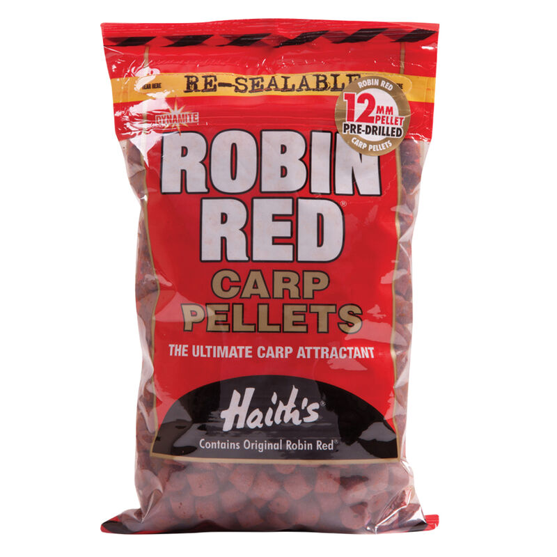 Pellets d'amorçages carpe dynamite baits robin red carp pellets 900g - Amorçages | Pacific Pêche