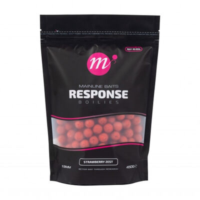 Bouillettes Mainline Response Strawberry Zest 15 mm 450 g - Denses | Pacific P&ecirc;che