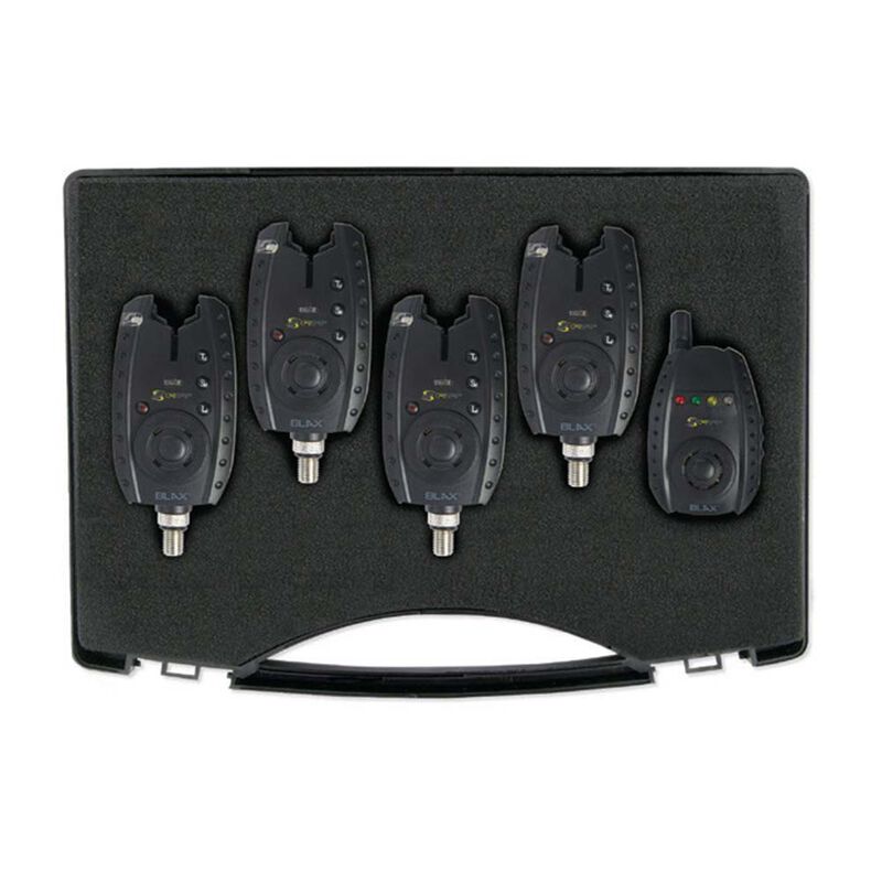 Detecteurs Carp Spirit Blax Alarm X4 + Receive X1 - Coffrets détecteurs | Pacific Pêche