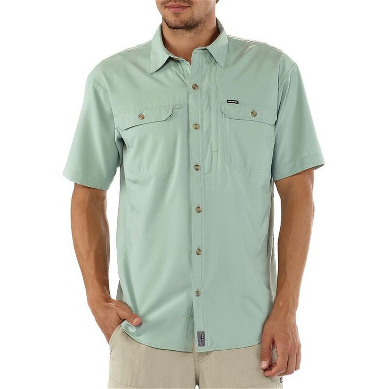 Chemise patagonia men's sol patrol 2 shirt white (blanc) - Chemises | Pacific P&ecirc;che