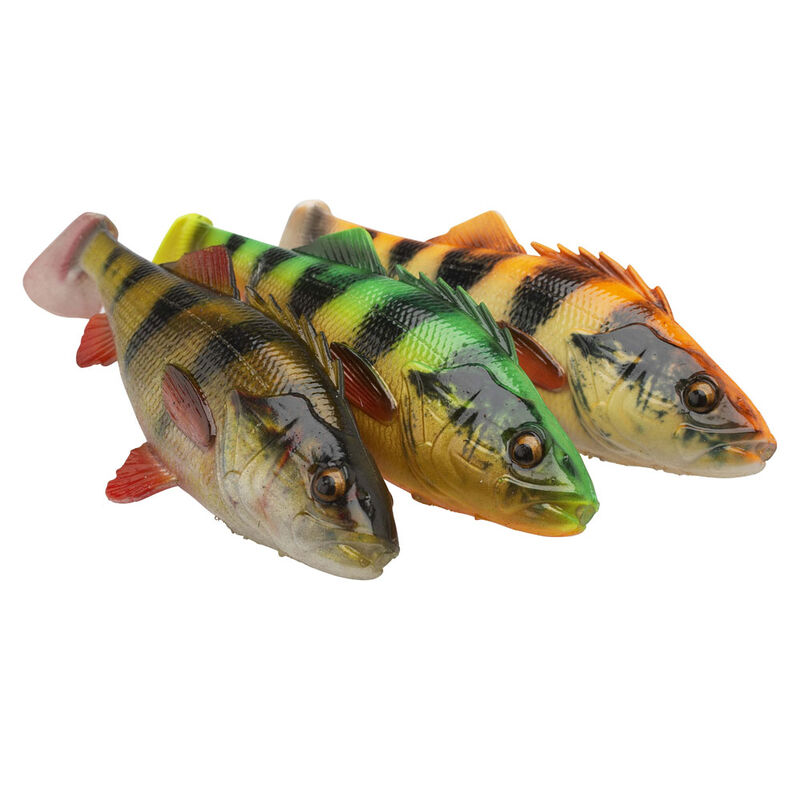 Leurre souple shad carnassier savage gear 4d perch shad line thru ss 23cm 168g - Shads | Pacific P&ecirc;che