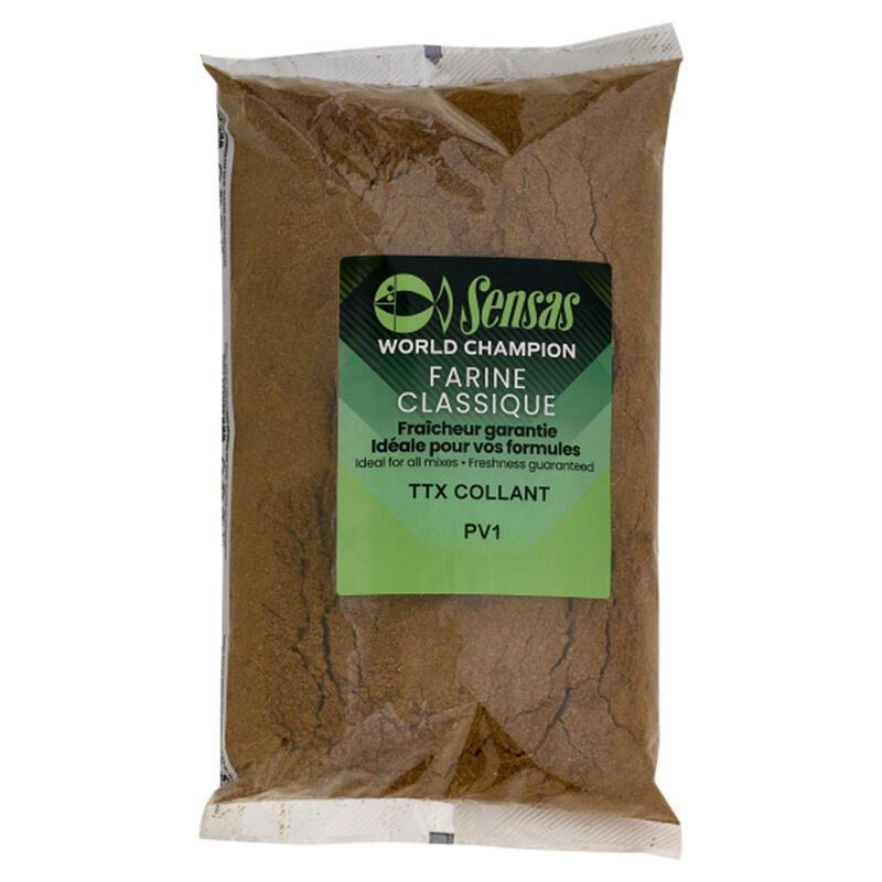 Farine Sensas TTX Collant PV1 1kg - Farines | Pacific Pêche