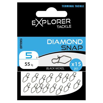 Agrafe Explorer Tackle Diamond snap (x15) - Agrafes | Pacific Pêche