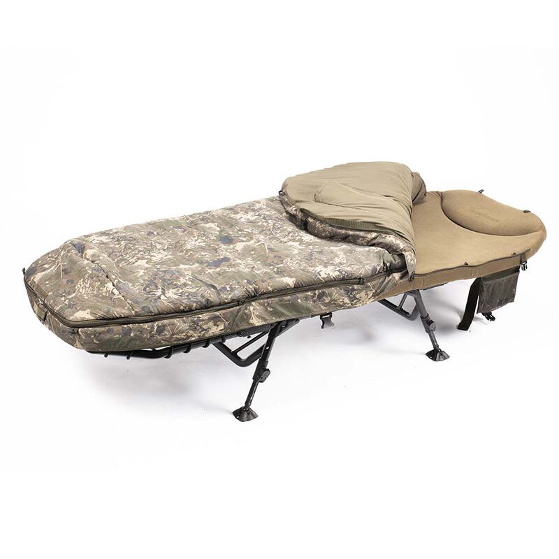 Bedchair avec duvet nash mf60 indulgence 5 season compact - Bedchairs | Pacific P&ecirc;che