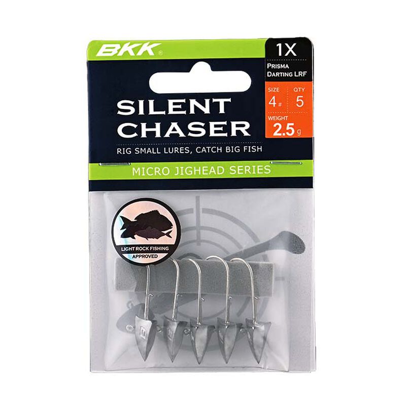 Tête Plombée BKK Silent Chaser Prisma Darting LRF (x5) - Têtes Plombées | Pacific Pêche