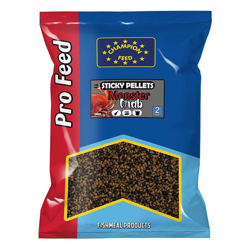 Pellets Champion Feed Sticky Pellets 2mm Monster Crab 650G - Pellets | Pacific P&ecirc;che