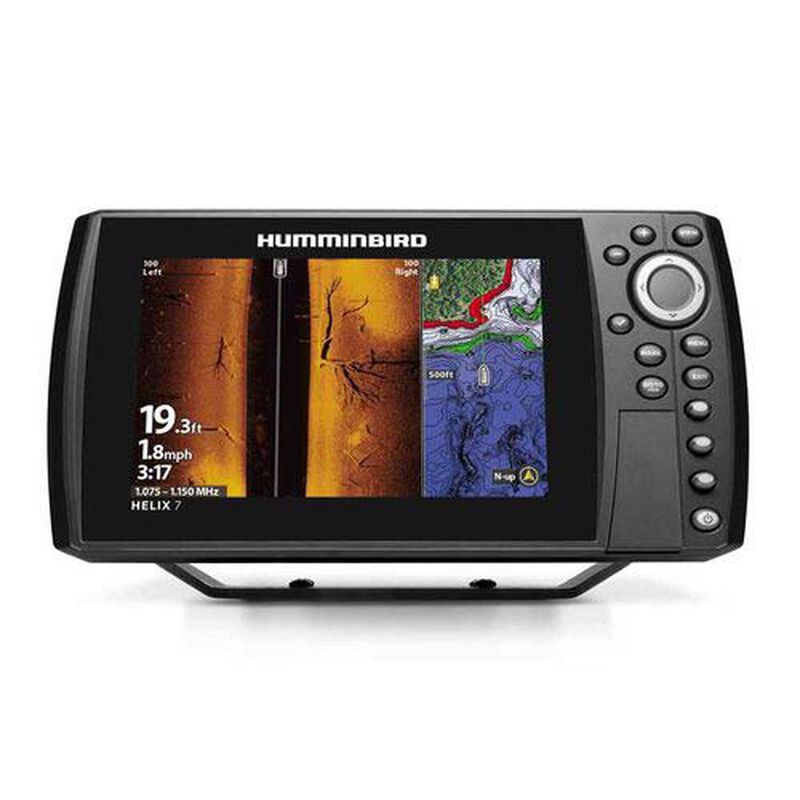 Sondeur Humminbird Hélix 7 G4N Chirp + Mega SI, Sonde TA et T° - Sondeurs/Gps | Pacific Pêche