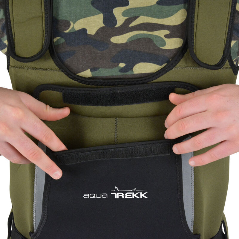 Waders néoprène luxe 4mm aquatrekk + bottes à semelles crantées - Waders | Pacific Pêche