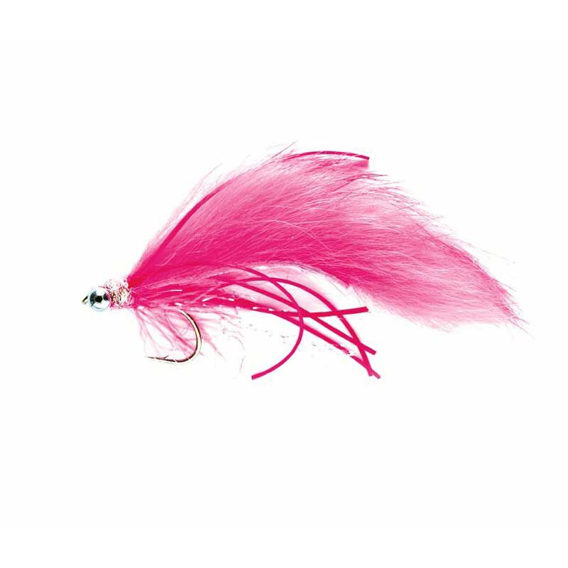 Streamer silverstone zonker creeper rose h8 (x3) - Streamers | Pacific Pêche