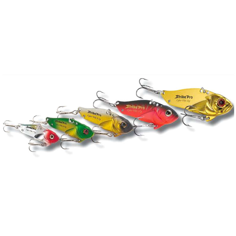 Lame vibrante carnassier strike pro cyber vibe 55 5,5cm 17g - Lames Vibrantes | Pacific P&ecirc;che