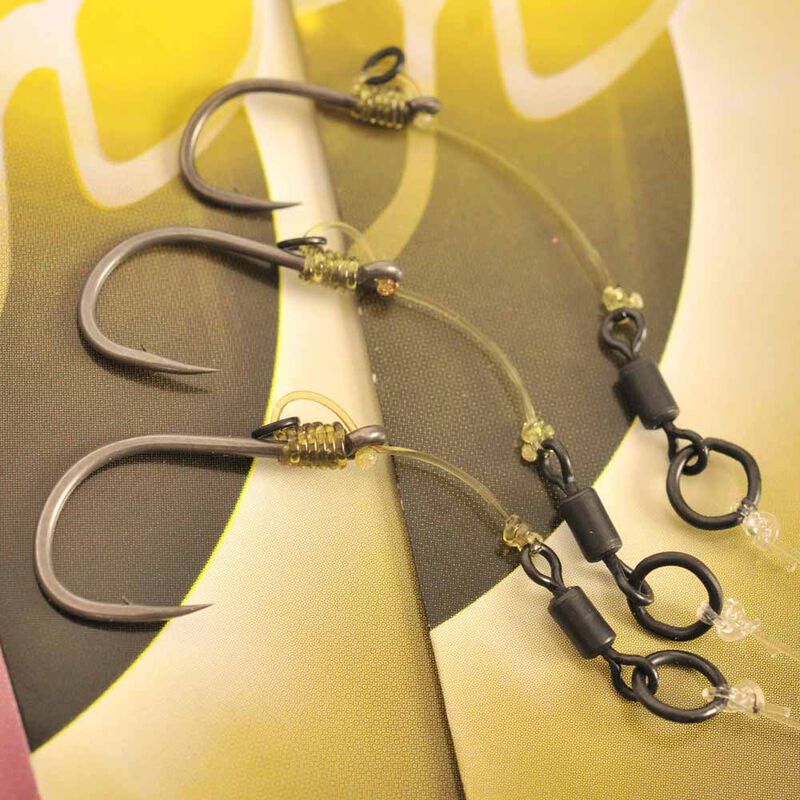 Bas de ligne carpe korda hinge rig choddy mt + iq2 20lb - Bas de Ligne Mont&eacute;s | Pacific P&ecirc;che