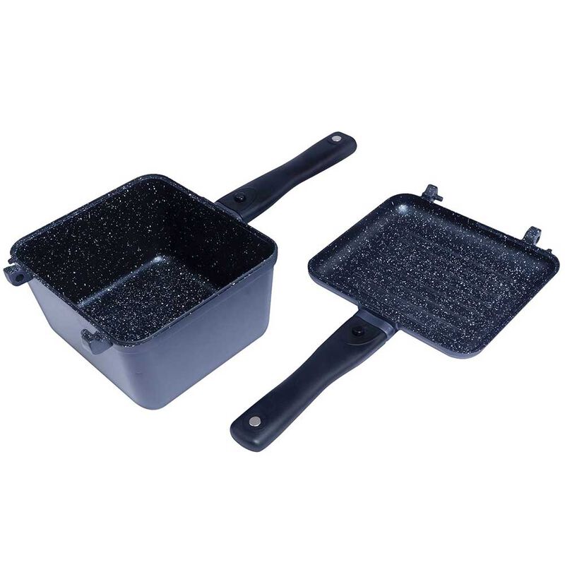 Po&ecirc;le Ridge Monkey Set Casserole + Grill Connect Granite Edition - Cuisine/Repas | Pacific P&ecirc;che