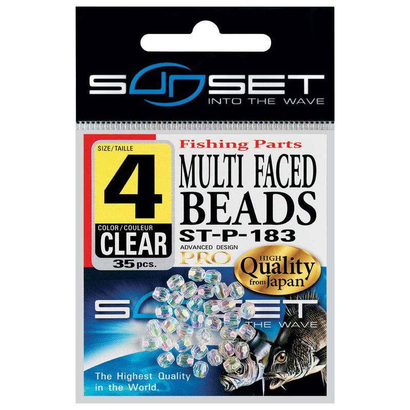 Perles Sunset Mutli-Facettes (x25) - Perles | Pacific Pêche