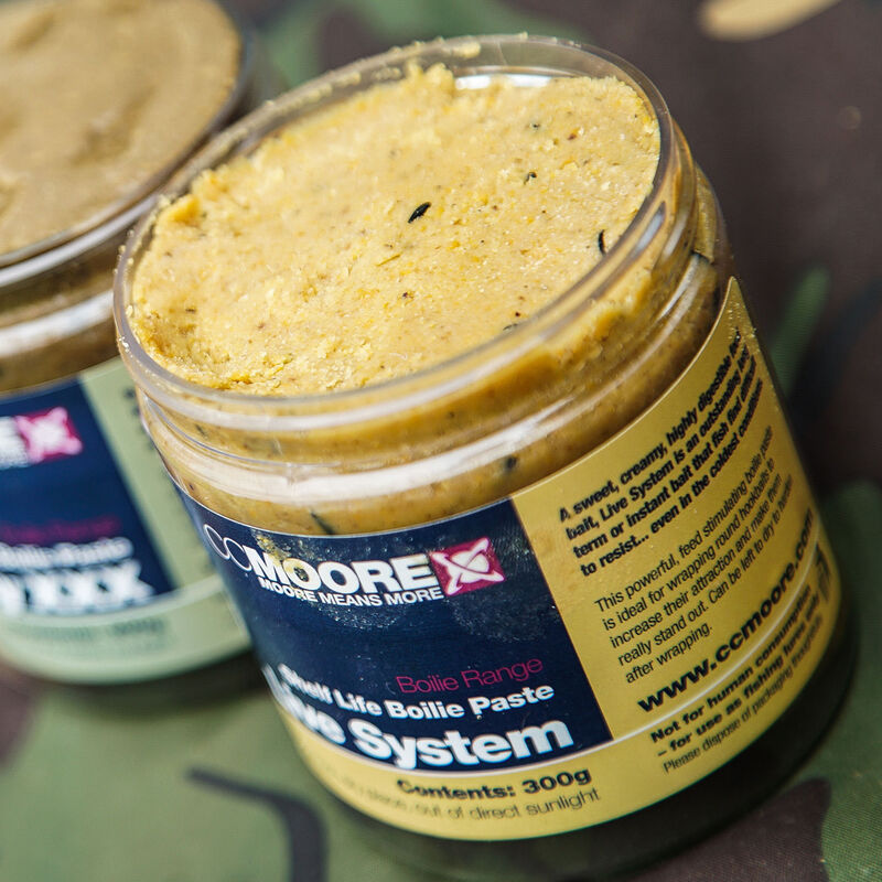Pâte d'enrobage carpe cc moore live system shelf life paste 300g - Pâtes | Pacific Pêche