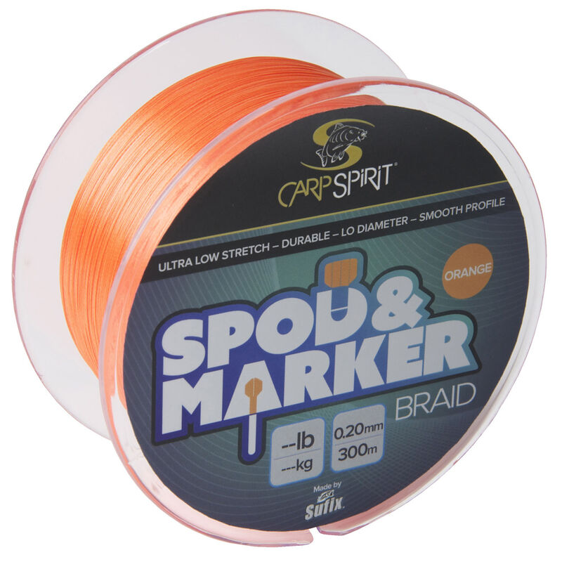 Spod and Marker Braid Carp Spirit 300M 0.20mm Orange - Tresse | Pacific P&ecirc;che