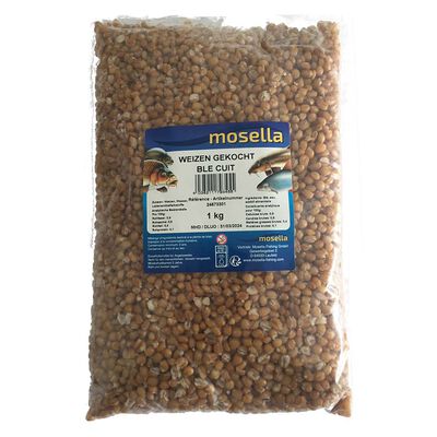 Blé Cuit Mosella sac de 1kg - Graines cuites | Pacific Pêche