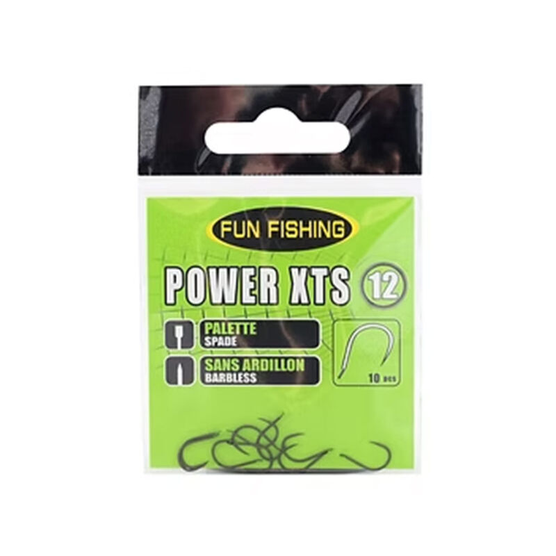 Hamecon Fun Fishing Sans Ardillon Power XTR Palette x10 - Hame&ccedil;ons non Mont&eacute;s &agrave; Palettes | Pacific P&ecirc;che