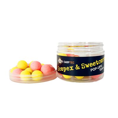 Pop-Ups Dynamite Baits CarpTec Scopex & Sweet Corn 15mm - Flottantes | Pacific P&ecirc;che