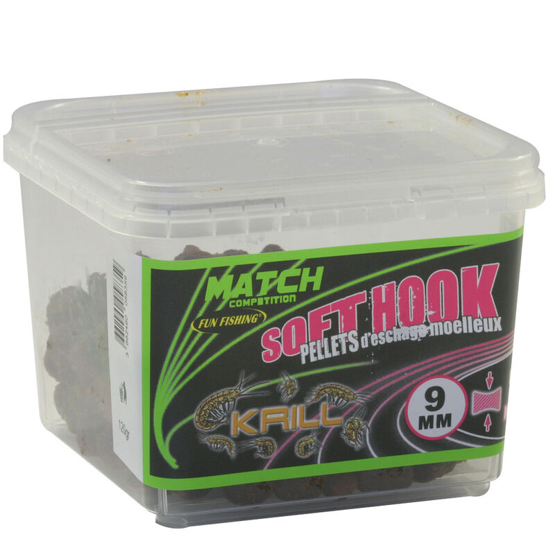 Pellets d'eschage coup fun fishing soft hook pellets krill 120g - Pellets Mous | Pacific Pêche