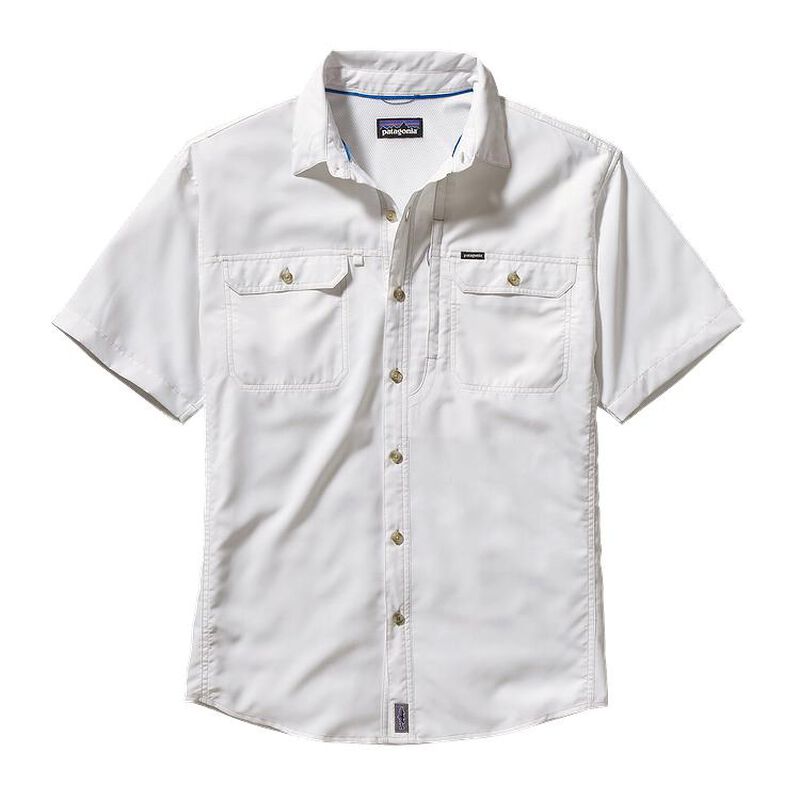 Chemise patagonia men's sol patrol 2 shirt white (blanc) - Chemises | Pacific P&ecirc;che