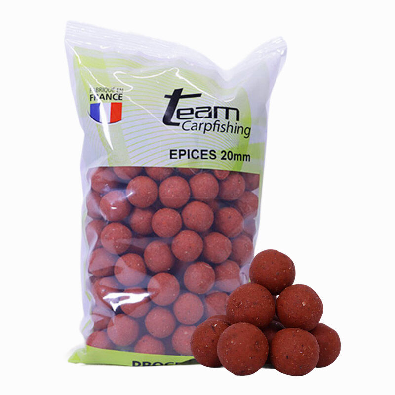 Bouillettes Team Carpfishing &Eacute;pices 20 mm - Denses | Pacific P&ecirc;che