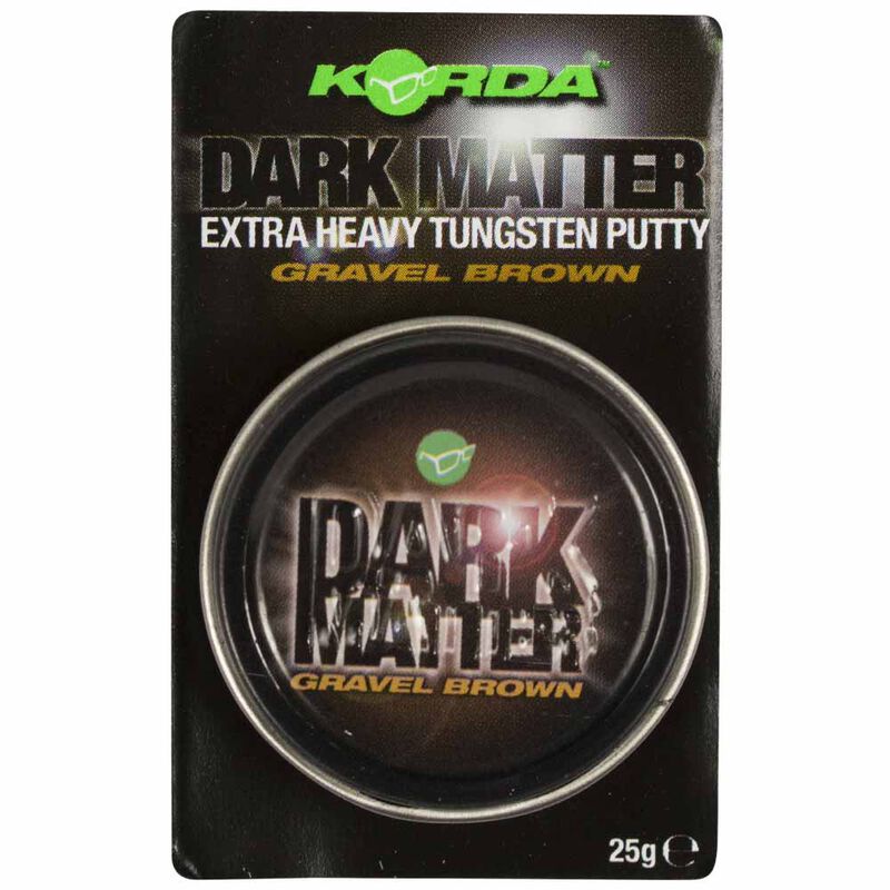 Pâte plombée carpe korda dark matter tungsten putty - Pates Plombées/Sinkers | Pacific Pêche
