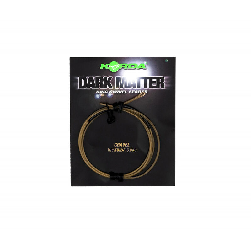 Leader Korda Dark Matter Leader Ring Swivel 30 lb 30 cm - Leaders | Pacific P&ecirc;che