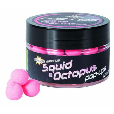 Pop Up Dynamite Baits Squid Octopus Fluoro Popup 15mm - Flottantes | Pacific Pêche