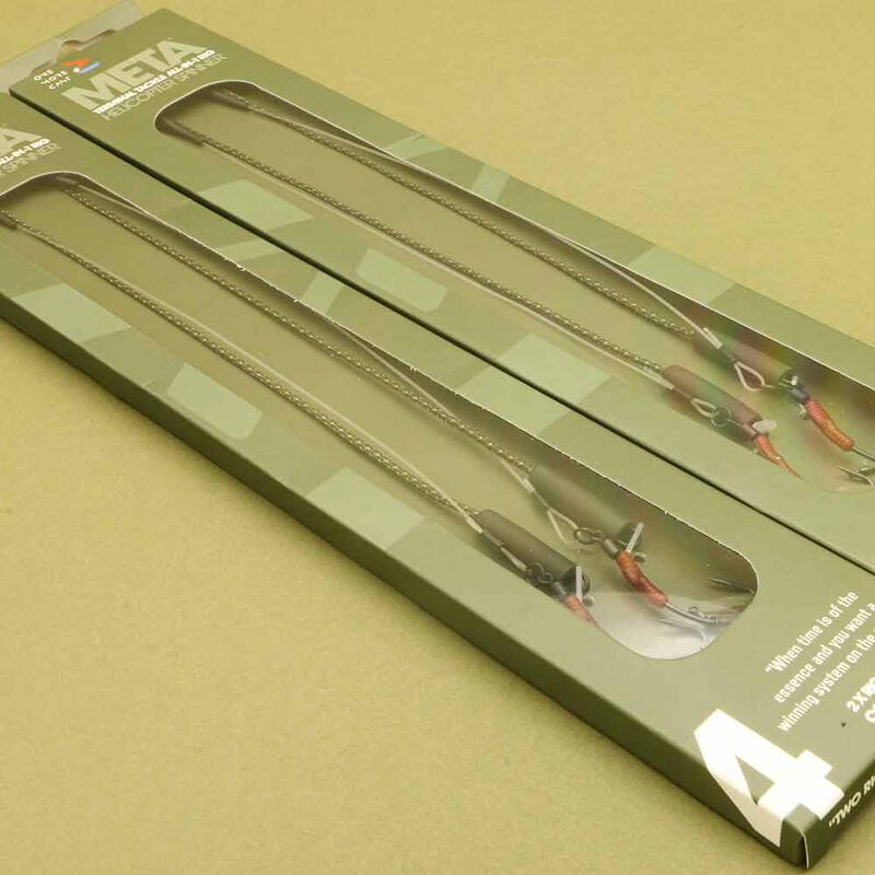 Montages Meta Rig 3 Helicopter Spinner (2x) - Bas de Ligne Mont&eacute;s | Pacific P&ecirc;che