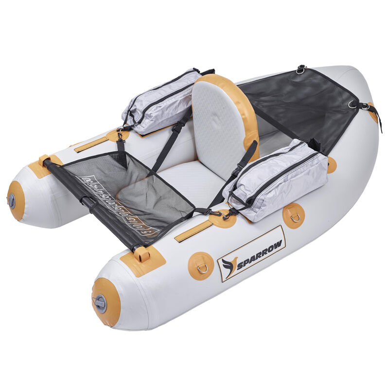 Float tube sparrow attack 160 gris/orange - Float Tube | Pacific P&ecirc;che