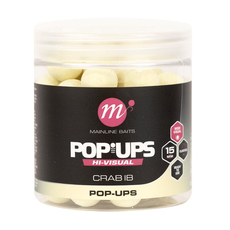 Pop-Ups Mainline High Visual Crab IB 12mm - Flottantes | Pacific P&ecirc;che
