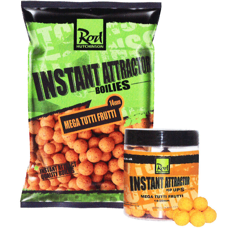 Bouillettes carpe rod hutchinson instant attractor mega tutti frutti 20mm 1kg - Denses | Pacific P&ecirc;che