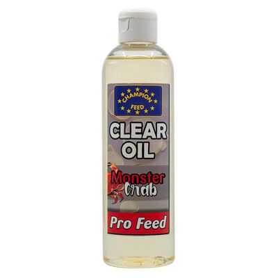 Huile Champion Feed Clear Oil Monster Crab 250ml - Appâts / amorces | Pacific Pêche