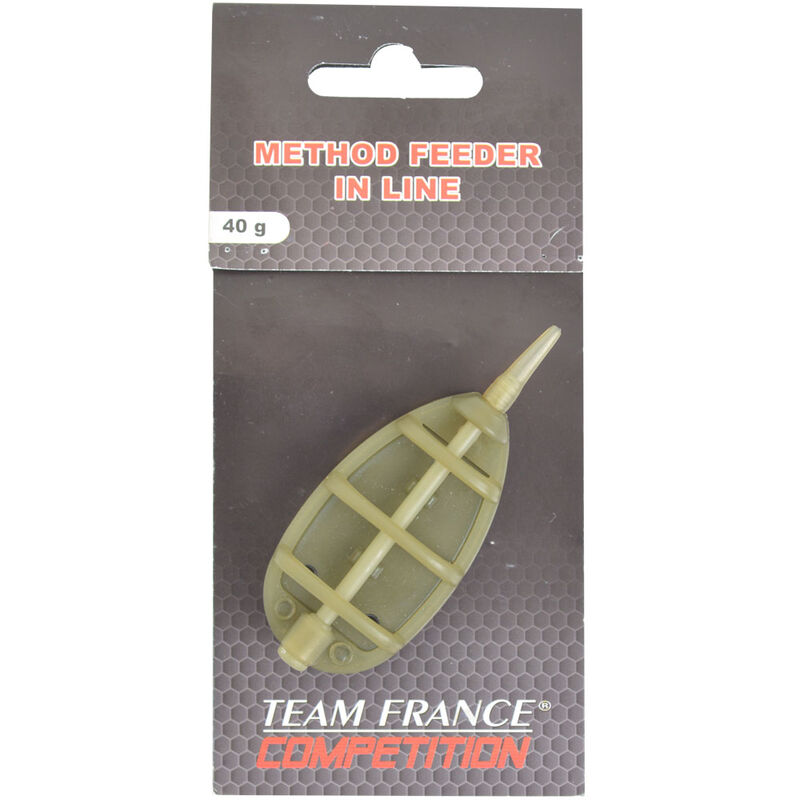 Plomb feeder team france method feeder in line - Cages | Pacific P&ecirc;che