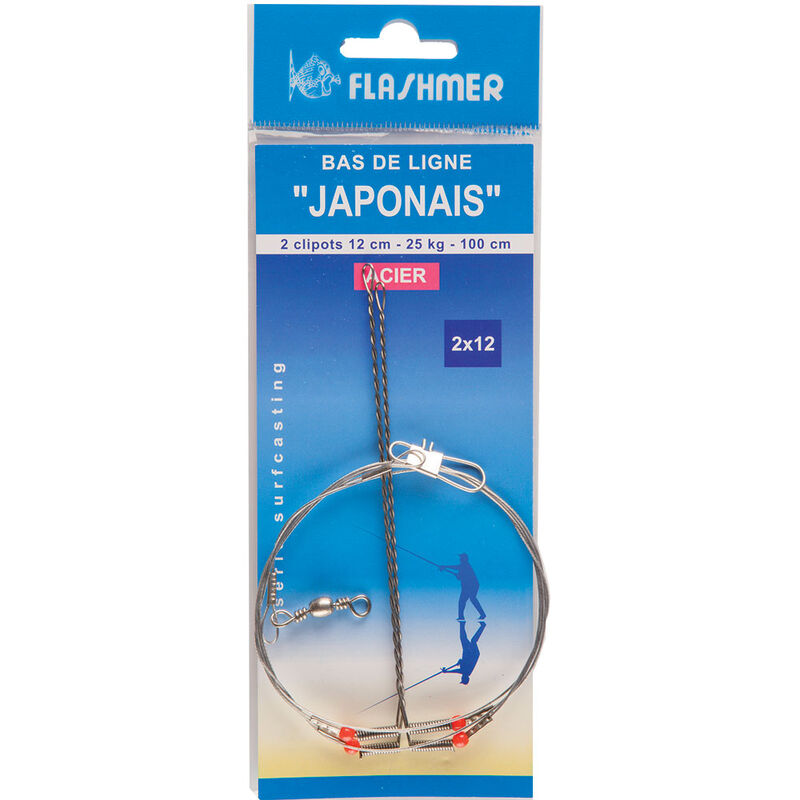 Bas de ligne acier flashmer japonais - Bas de Lignes / Lignes Mont&eacute;es | Pacific P&ecirc;che