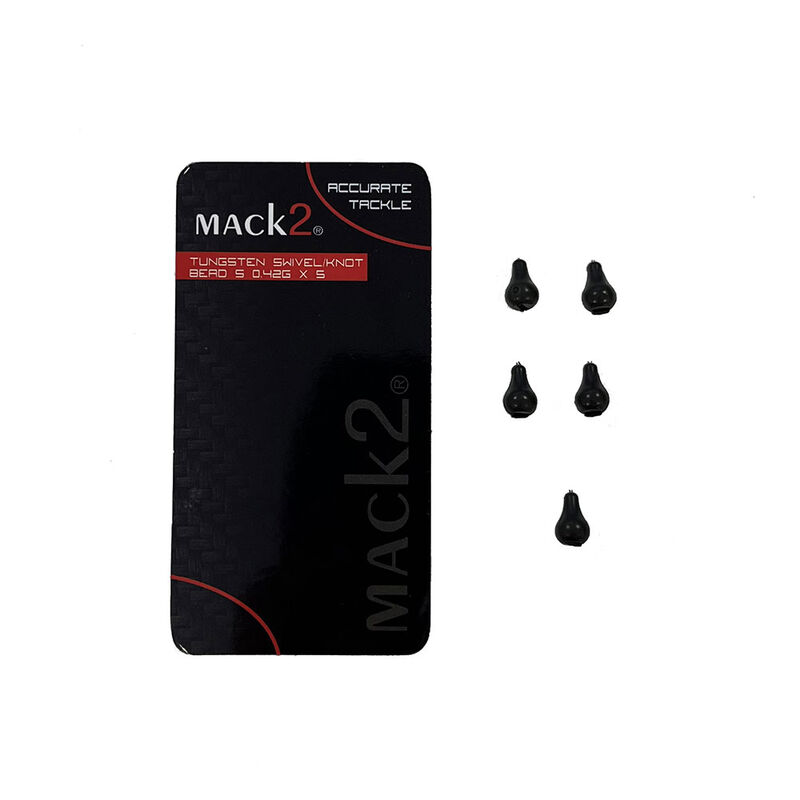 Perles Tungsten Mack2 Swivel/Knot Bead x5 - Perles | Pacific Pêche
