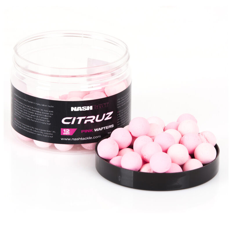 Bouillettes &eacute;quilibr&eacute;es nashbait citruz wafters pink - Equilibr&eacute;es | Pacific P&ecirc;che