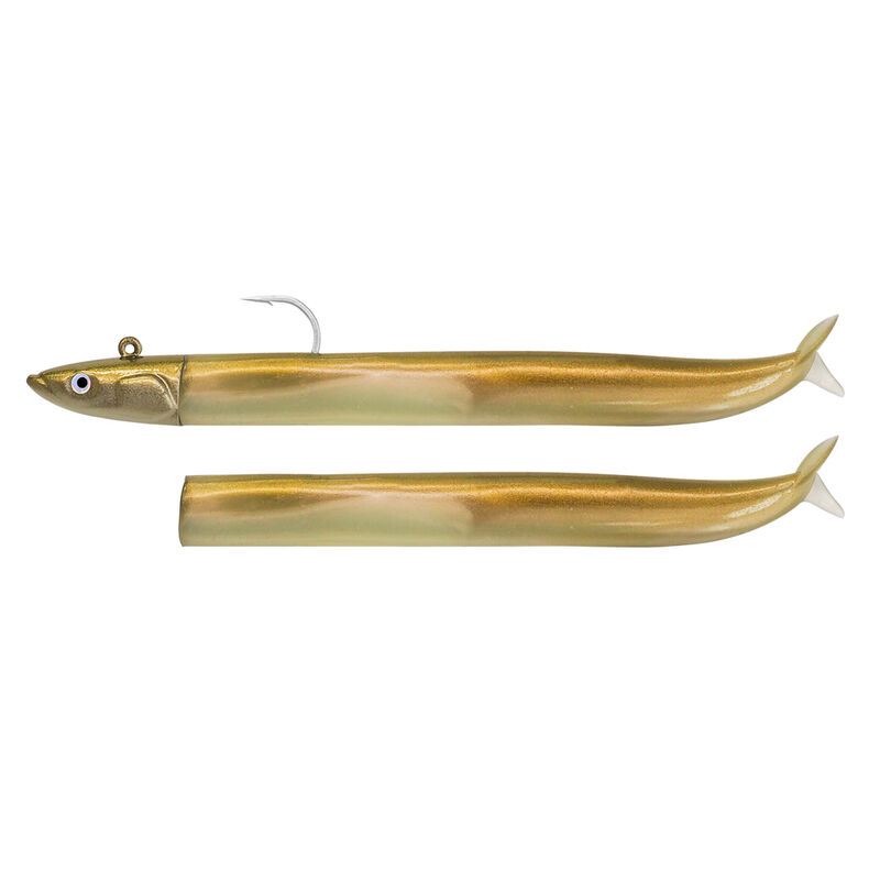 Leurre souple mont&eacute; fiiish combo crazy sand eel 300 t&ecirc;te off shore 30cm 160g taille 4 - Leurres souples | Pacific P&ecirc;che