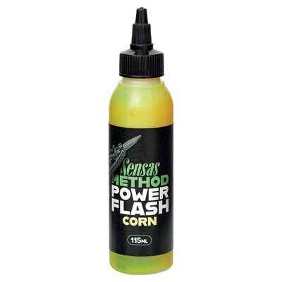 Attractant Sensas Power Flash Corn 115 ml - Additifs | Pacific P&ecirc;che