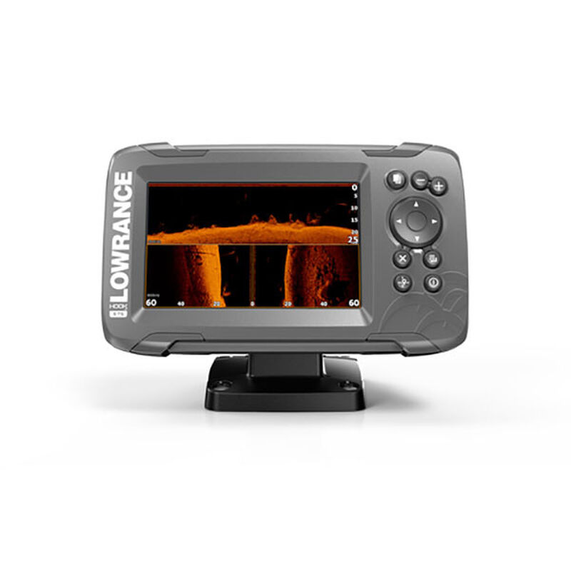 Combine sondeur gps lowrance hook²-5 tripleshot 2d/downscan/structure scan ta - Sondeurs/Gps | Pacific Pêche