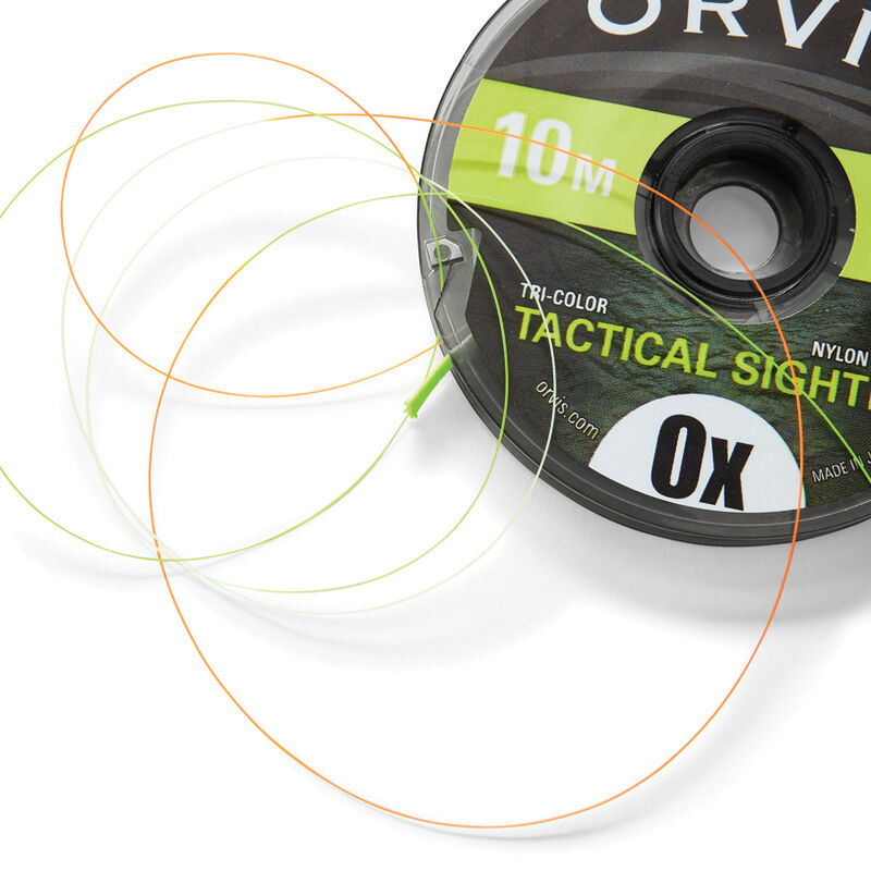 Fil nylon orvis tactical sighter tippet multicolor 0x (0,279 mm) - Monofilaments | Pacific P&ecirc;che